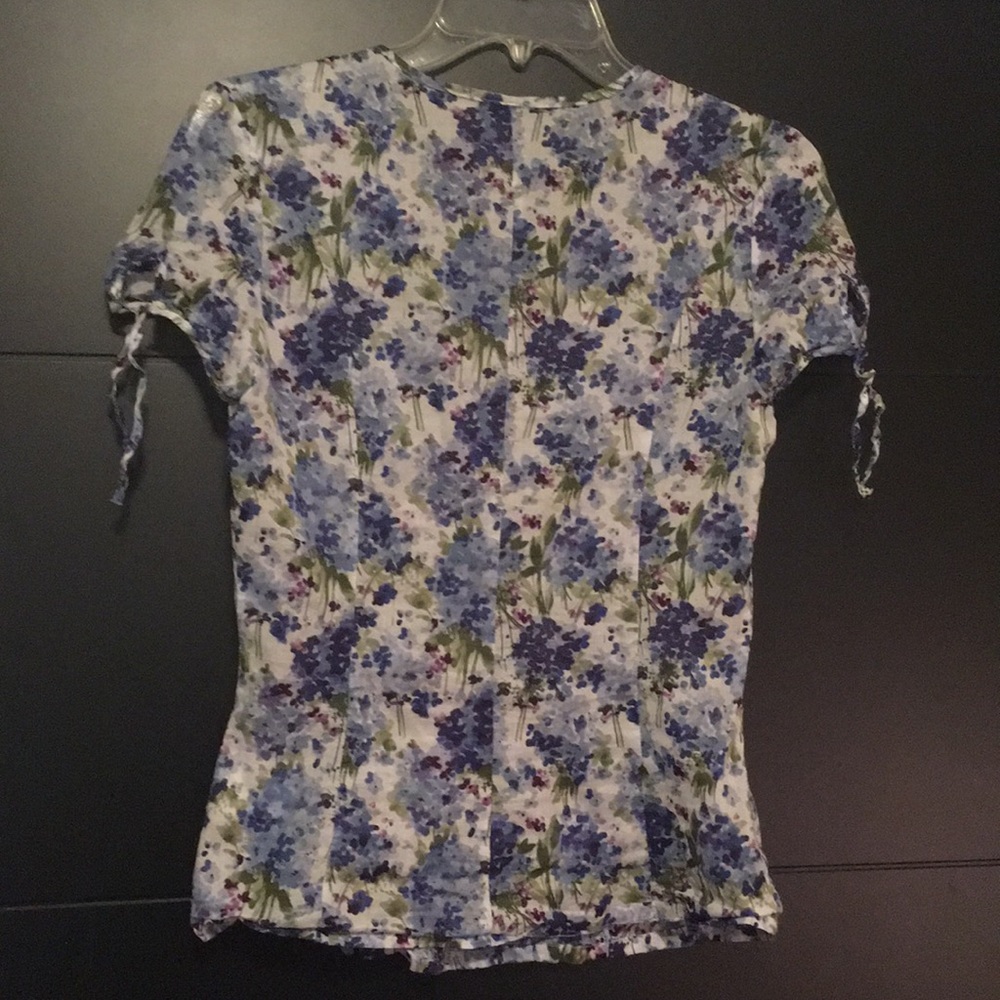 Cotton light summer floral top